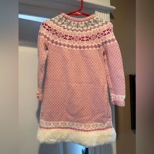 Toddler Valentine’s Day Sweater Dress